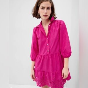 Gap pink shirt dress brand new with tags size medium. Pit to pit 19 inches.